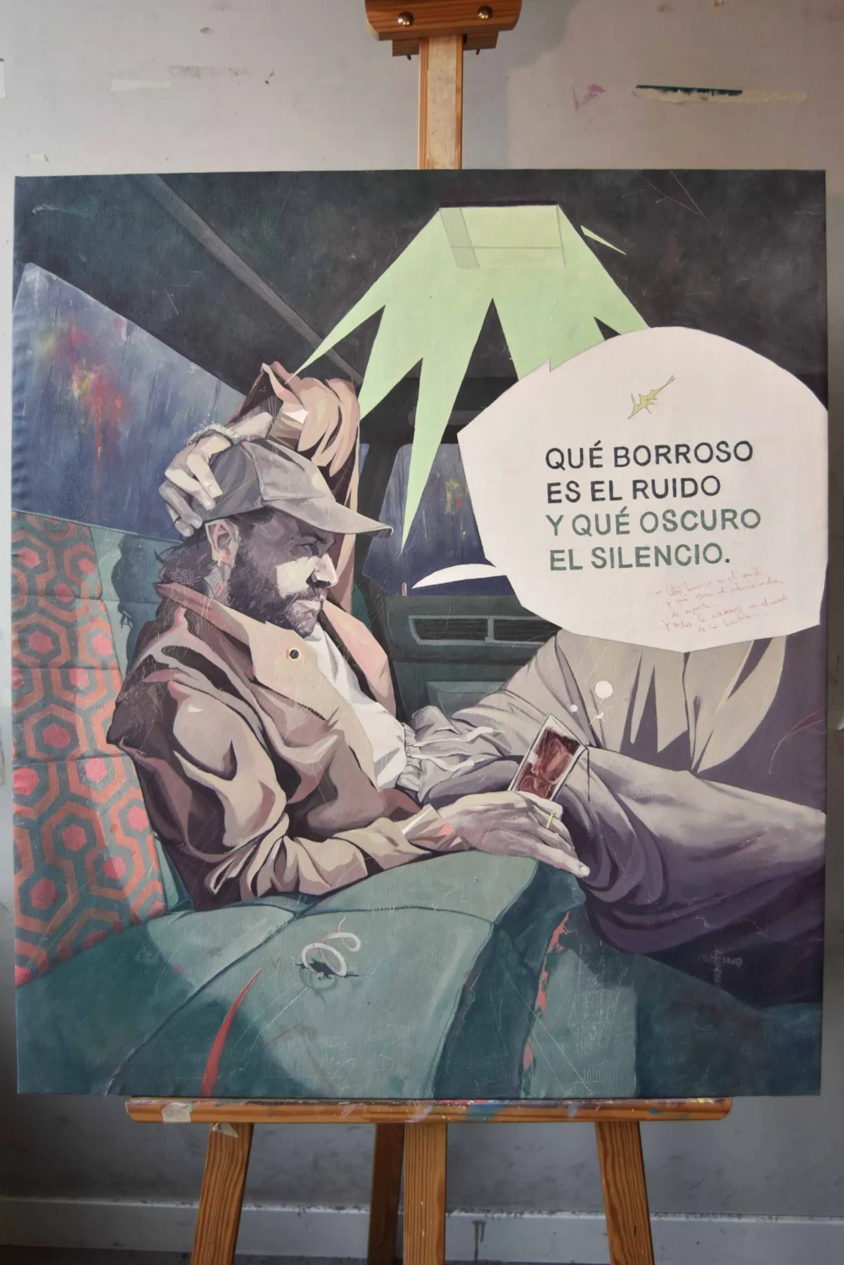 Qué borroso es el ruido y qué oscuro el silencio. Dice, de repente, y todos le miramos con el miedo de la bestia.0 Qué borroso 2
