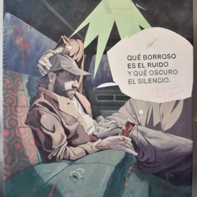 Qué borroso es el ruido y qué oscuro el silencio. Dice, de repente, y todos le miramos con el miedo de la bestia.0 Qué borroso 2