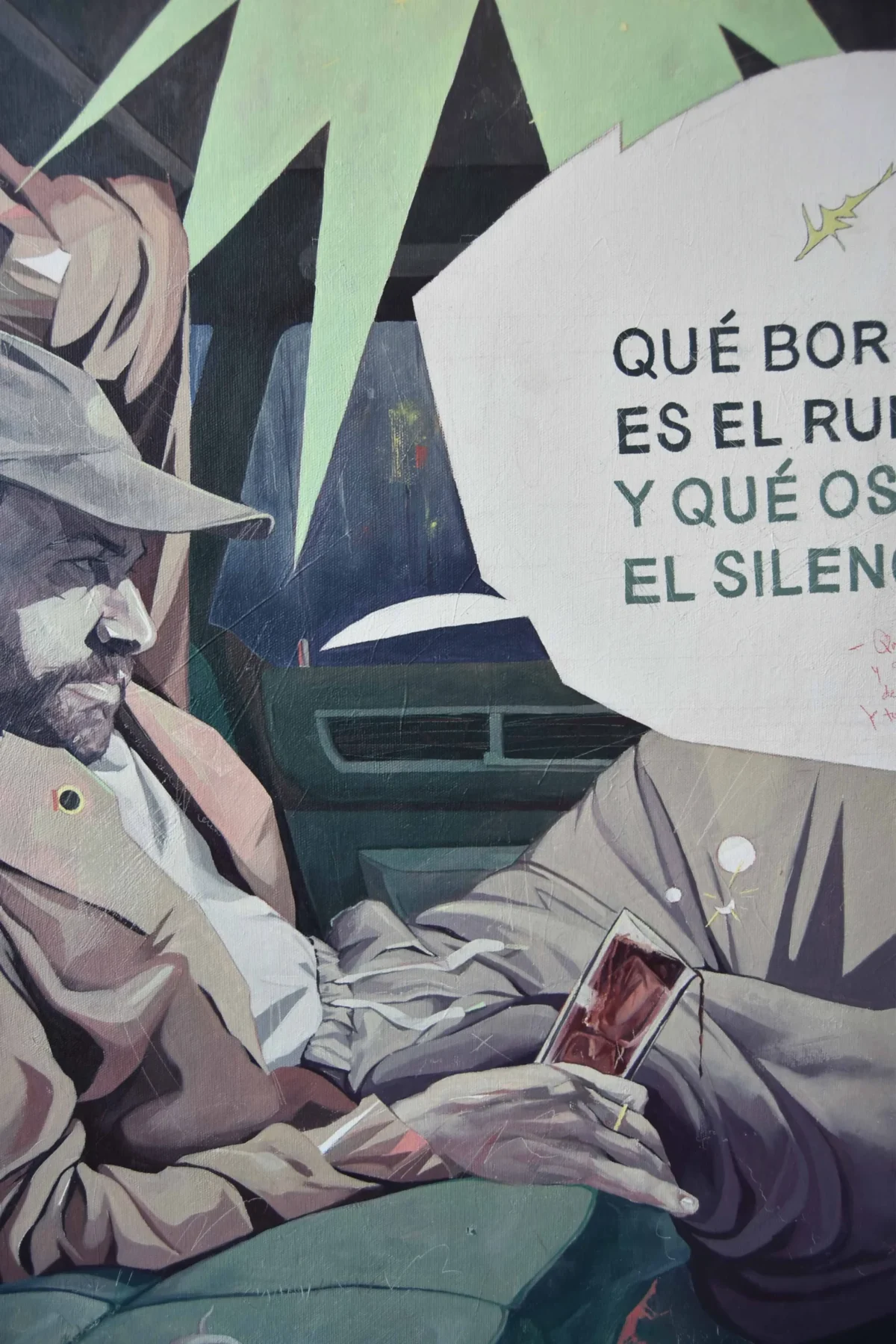 Qué borroso es el ruido y qué oscuro el silencio. Dice, de repente, y todos le miramos con el miedo de la bestia.5 Qué borroso 6