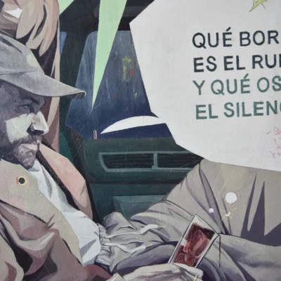 Qué borroso es el ruido y qué oscuro el silencio. Dice, de repente, y todos le miramos con el miedo de la bestia.5 Qué borroso 6